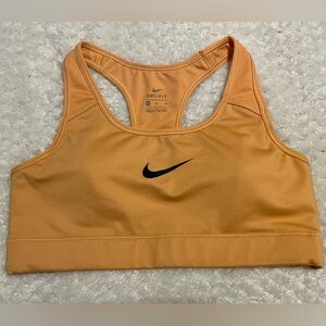 Nike Women's Orange Dri-FIT Sports Bra